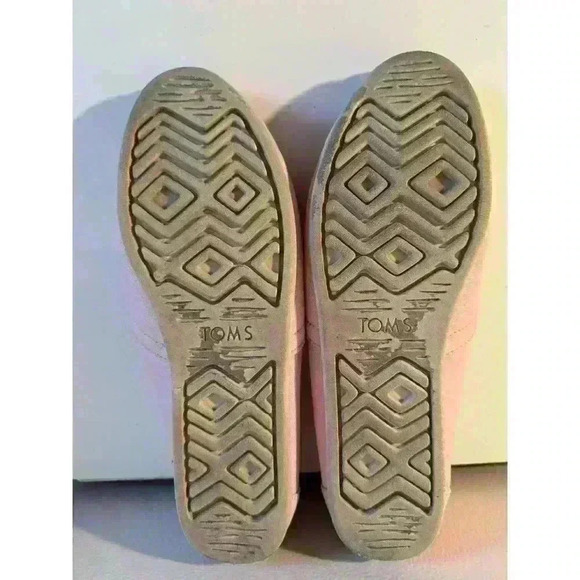 Toms Women's Alpargata Canvas Good Vibes Embroidered Light Pink Flats Size 6M - Picture 8 of 8